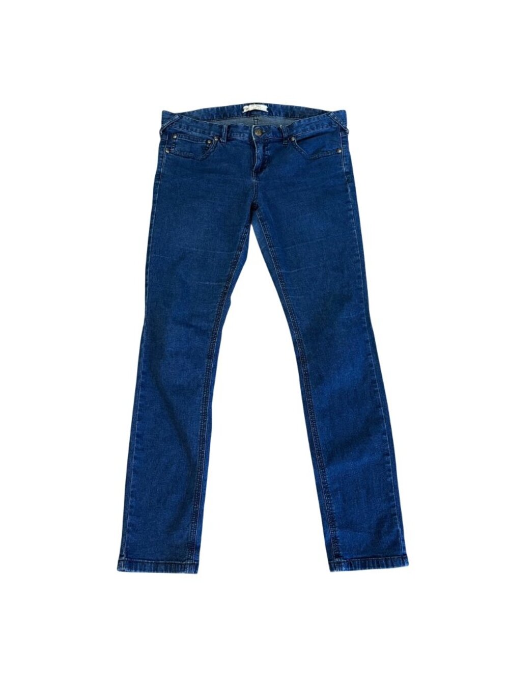 Free People Womens Dark Wash Denim Skinny Jeans Size W31